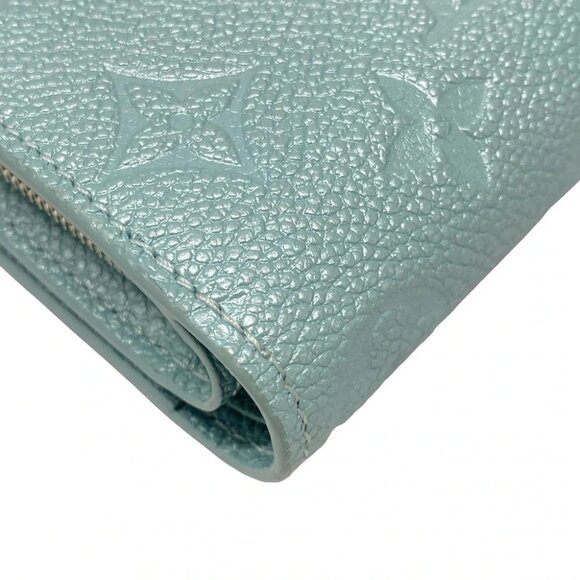 Auth LOUIS VUITTON Portefeuille Clare M12188 Azul Frost. Monogram Empreinte - Picture 6 of 11